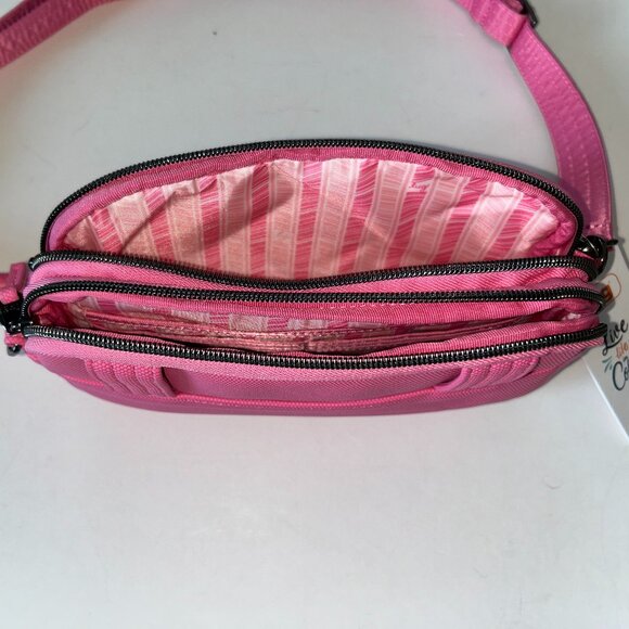 Lug Coupe XL Matte Luxe VL Convertible Crossbody Tourmaline Pink Belt Bag - Picture 11 of 13